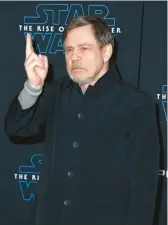  ?? VALERIE MACON/GETTY-AFP 2019 ?? Mark Hamill serves as an ambassador for United24’s “Army of Drones” campaign.