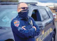  ?? EDDIE MOORE/JOURNAL ?? Senior Officer Joe LeBlanc lives in Rio Rancho and commutes to work for the Santa Fe Police Department.