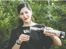  ?? ?? “Gin and the vodka were always going to be the focus, with some diversions along the way and, eventually, whisky,” says Jessica Schacht, co-founder of Ampersand Distilling Company in the Cowichan Valley.