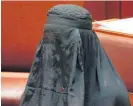  ?? Picture / AAP ?? Pauline Hanson was widely criticised for wearing a burqa to question time.