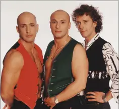  ??  ?? Right Said Fred: ‘Deeply Dippy’ is their only UK number one.