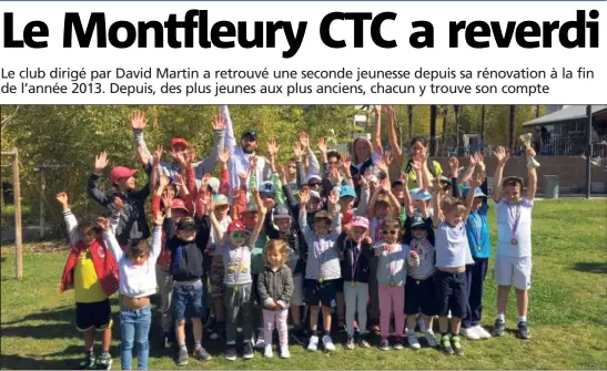  ?? (Photos DR) ??  jeunes joueurs font partie de l’école de tennis de Montfleury.