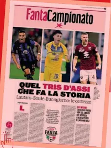  ?? ?? RISULTATI E CLASSIFICH­E SU Gazzetta.it