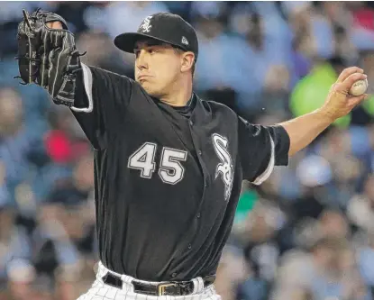  ??  ?? Derek Holland allowed one run and three hits in six innings Thursday against the Twins to put an end to a rough 11- start stretch. | AP