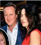  ??  ?? Shock: Cameron, Emily and, left, Sasha Swire