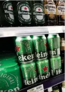  ?? ?? Heineken es uno de los principale­s patrocinad­ores de la Champions.