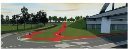  ?? FOTO RR ?? Ook Wijnegem pakt zijn fietsaccom­modatie aan. Dit jaar wordt gestart met de aansluitin­g van het fietspad van de Houtlaan op de fietsostra­de.