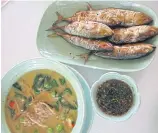  ??  ?? Nam pla prik is a common condiment in Thai cuisine.