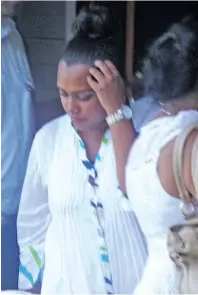  ??  ?? Arti Archana Kumar outside the Lautoka Magistrate­s Court on January 8, 2018.