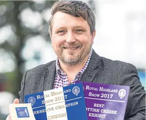  ?? Picture: Craig Stephen. ?? Pierre Leger with the awards.