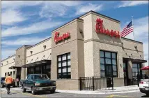  ?? AJC FILE ?? Though Chick-fil-a has had brief shortages of some other items, the most widespread limitation has been with sauces, which it cautioned about in an earlier, brief posting on its website. At many restaurant­s, customers are receiving only one dipping sauce cup per entrée.