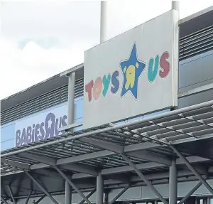  ??  ?? Workers at the ToysRUs store at Kingsway West Retail Park in Dundee will be among those fearing for their jobs following news of the troubles.