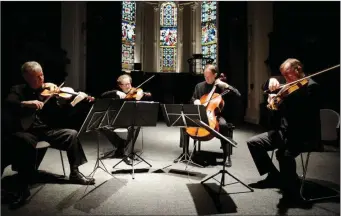  ??  ?? The Vanbrugh Quartet will play a concert tonight at the Curtis Auditorium in the CIT Cork School of Music with special guests cellist Bill Butt.