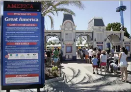  ?? PAUL SAKUMA — THE ASSOCIATED PRESS ?? California's Great America in Santa Clara, shown in 2007, will close within the next 11years after its owner agreed to sell the site. Though never a star, the park has an emotional link to local fans who must now watch its further decline and eventual end.