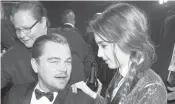  ?? CHRIS PIZZELLO/AP ?? “Once Upon a Time ... in Hollywood” stars Leonardo DiCaprio and Julia Butters at the 26th annual Screen Actors Guild Awards in January 2020.