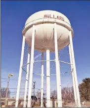  ?? Photo Jane Ernsberger/times Junction ?? The water tower might be showing its age, but it has served the community since 1958.