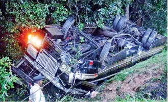  ??  ?? A recent accident in Dambulla