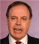  ??  ?? Unhappy: DUP’s Nigel Dodds