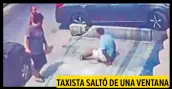  ?? ?? taxista saltó de una ventana