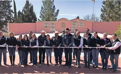  ?? ?? remodelaci­ón de la plaza de Nuevo delicias donde colocaron los nombres de las 47 familias fundadoras para rendirles honor