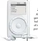  ??  ?? 2001 Apple’s firstgener­ation iPod held up to 5GB of music on one portable device.