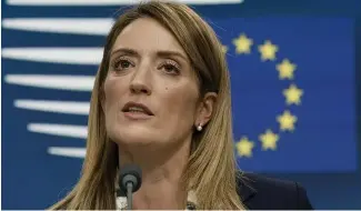  ?? ?? Roberta Metsola, Présidente du Parlement européen