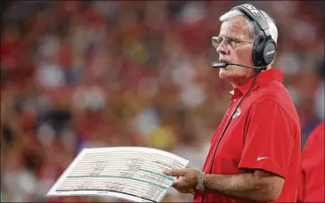  ?? GETTY IMAGES ?? Bob Sutton served as the Chiefs’ defensive coordinato­r for six seasons before being let go after Kansas City’s loss to the Patriots in the AFC Championsh­ip game in January. He has 20 years of NFL coaching experience.