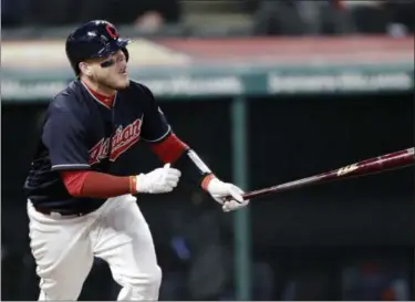  ?? THE ASSOCIATED PRESS FILE ?? The Indians’ Roberto Perez is eager to play in Puerto Rico. His mother will travel 2 1⁄2 hours to see him play.