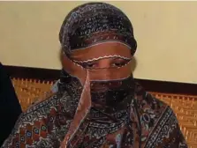  ??  ?? Relief: Asia Bibi’s blasphemy conviction has been overturned