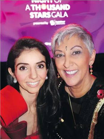  ?? PHOTOS: MALCOLM PARRY ?? Naz Panahi and Devi Sangara co-chaired the VGH and UBC Hospital Foundation’s Night of a Thousand Stars gala that reportedly raised $4 million for an MRI scanner and multi-campus programs.