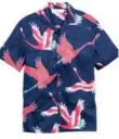  ??  ?? H&M flamingo shirt, $29.99