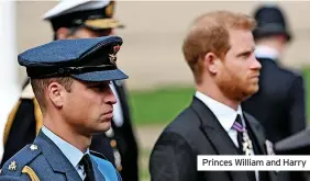  ?? ?? Princes William and Harry