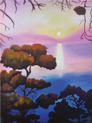  ?? ?? “Sunset” Oil on Canvas