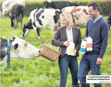  ?? Nanette Hepburn ?? > Lawrence and Izabela Hembrow at Mead Farm