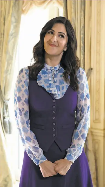  ?? Colleen Hayes / NBC ?? Danville native D’Arcy Carden is an Emmy nominee for outstandin­g supporting actress in a comedy series for her role as Janet in “The Good Place.”