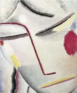  ??  ?? Alexej von Jawlensky: „Heilandsge­sicht: Seelische Melodie“aus dem Jahr 1922.