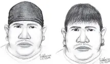  ?? CP ?? Winnipeg police provided this composite drawing of a suspect in the case of a Winnipeg woman missing for two years.