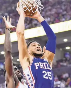  ??  ?? Ben Simmons agrees to $170M deal to stay with Sixers.