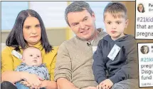  ??  ?? UNDER FIRE: Couple appearing with two of their children on ITV’s This Morning