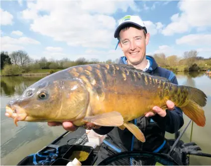  ??  ?? LEFT: This stunning carp is a fine example of why Hallcroft is so popular