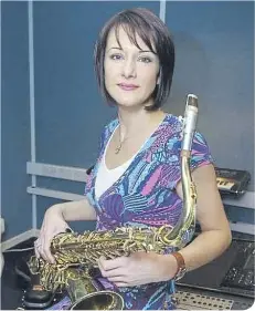  ?? ?? Saxophonis­t Julia Wray is at the Cask.