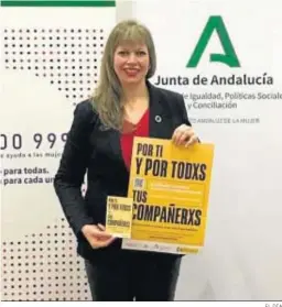  ?? EL DÍA ?? Lourdes Arroyo presenta la iniciativa en Córdoba.