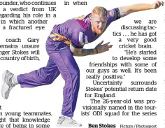  ?? Picture / Photosport ?? Ben Stokes