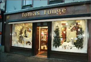  ??  ?? Funges of Gorey, 17 Main Street, Gorey.