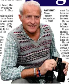  ??  ?? PATIENT: Steve Feltham began hunt in 1991