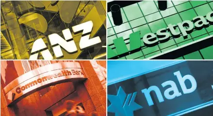  ??  ?? Australia’s ‘big four’ banks are involved in the scandal.