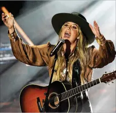  ?? MARK HUMPHREY/ASSOCIATED PRESS ?? Lainey Wilson is only the fourth artist in the history of the CMAS to earn six nomination­s in her first year, following Glen Campbell, Brad Paisley and Kacey Musgraves.