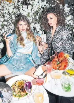  ?? RENATA KAVEH PHOTOS FOR THE TORONTO STAR ?? A photo shoot was included to feature the convergenc­e of fashion and food.