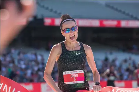  ?? MEDIBANK MELBOURNE MARATHON FESTIVAL ?? Mayo-born Sinéad Diver smashed her 10,000m personal best to win the Australian title last week