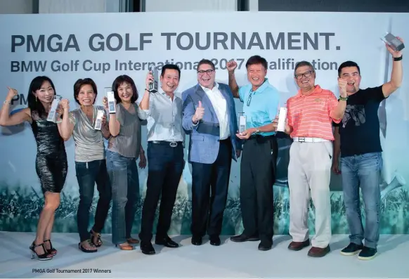  ??  ?? PMGA Golf Tournament 2017 Winners
